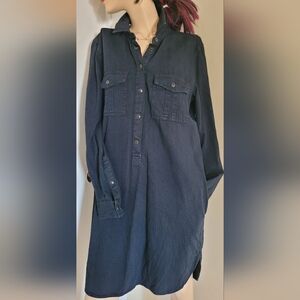 GAP Denim Shirt Dress Sz M